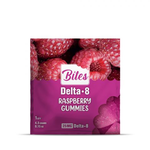 25mg Delta 8 THC Gummy - Raspberry - Bites - Thumbnail 2
