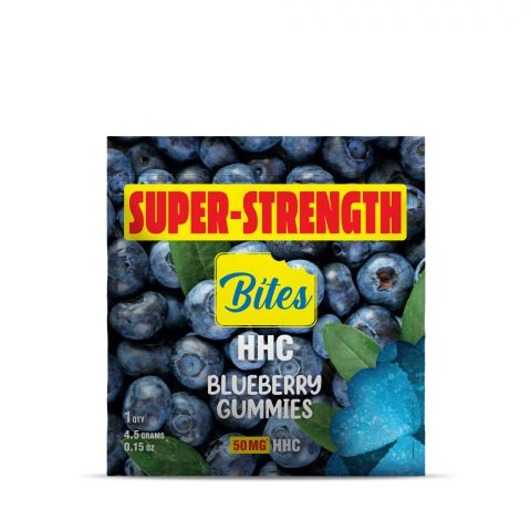 50mg HHC Gummy - Blueberry - Bites - Thumbnail 2