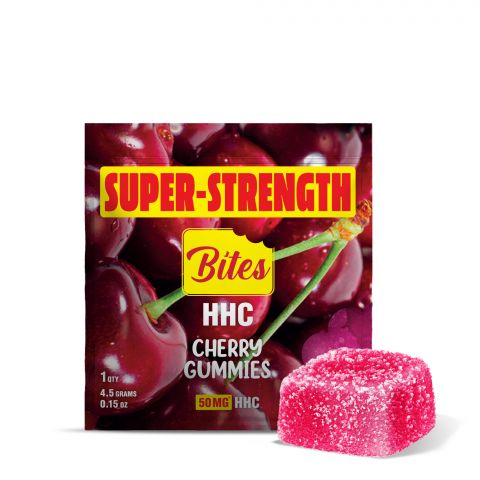 50mg HHC Gummy - Cherry - Bites - Thumbnail 1