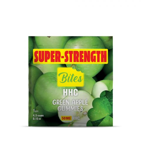 50mg HHC Gummy - Green Apple - Bites - Thumbnail 2