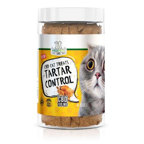 CBD Cat Treats - Tartar Control - 100mg - MediPets - Thumbnail 2