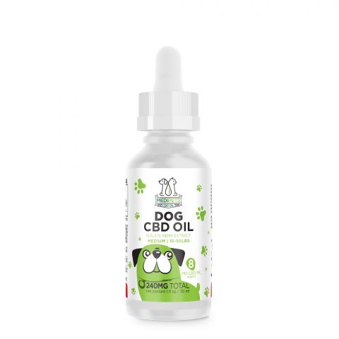 CBD Oil for Medium Dogs - 240mg - MediPets - Thumbnail 2