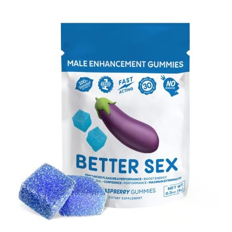 Male Enhancement Gummy Pouch - Better Sex  - Thumbnail 1