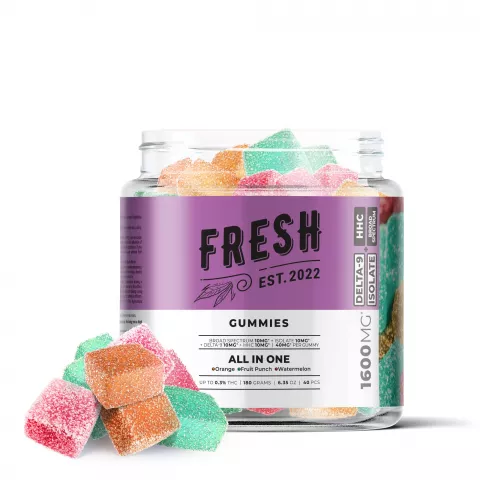 Image of All In One Gummies - Delta 9 - Fresh - 1600mg