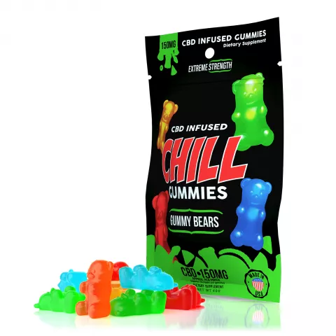 Image of Chill Gummies - CBD Infused Gummy Bears - 150mg