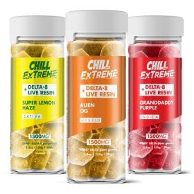 50mg Delta 8 Live Resin Gummies Bundle - Chill Extreme