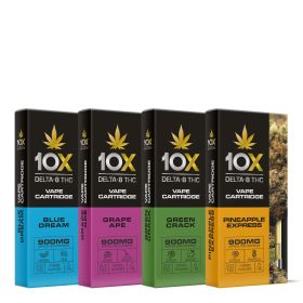 900mg D8 Vape Carts Bundle - 10X