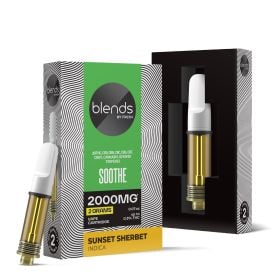 Soothe Blend - 2000mg Vape Cart - Indica - 2ml - Blends by Fresh