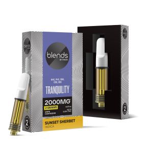 Tranquility Blend - 2000mg Vape Cart - Indica - 2ml - Blends by Fresh