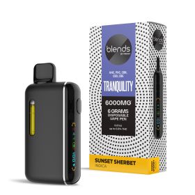 Tranquility Blend - 6000mg Vape Pen - Indica - 6ml - Blends by Fresh