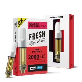 2000mg THCP, D8 Vape Cart - Wedding Crasher - Hybrid - 2ml - Fresh