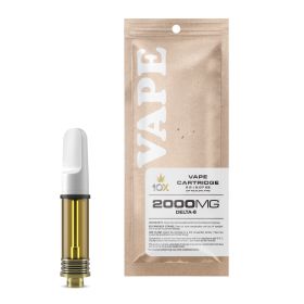 2000mg D8 Vape Cart - AK47 - Hybrid - 2ml - 10X