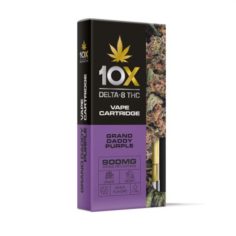 Grand Daddy Purple Cartridge - Delta 8 THC - 10X