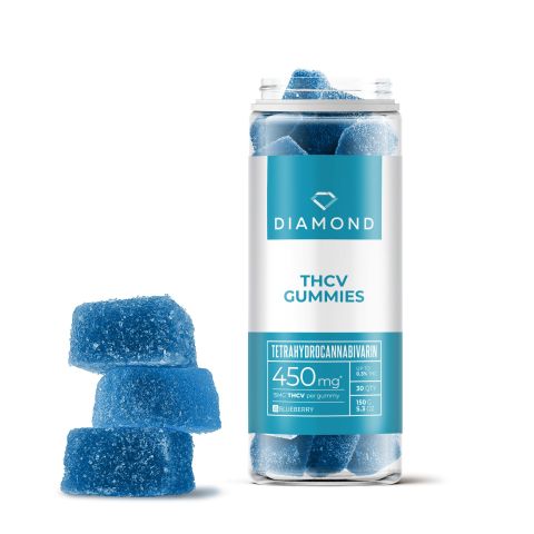 15mg THCV Gummies - Blueberry - Diamond - Thumbnail 1