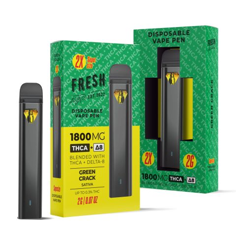 1800mg THCA, D8 Vape Pens Bundle - Fresh - Thumbnail 3