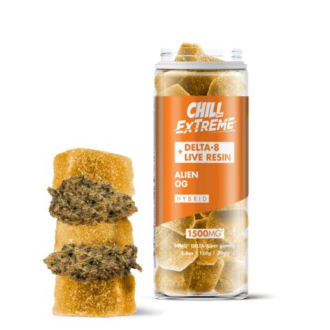 50mg Delta 8 Live Resin Gummies Bundle - Chill Extreme - Thumbnail 3