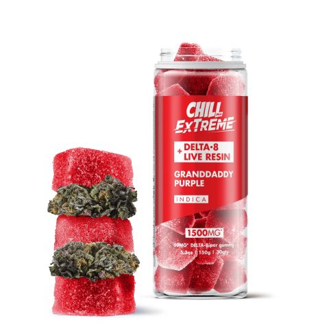 50mg Delta 8 Live Resin Gummies Bundle - Chill Extreme - Thumbnail 4