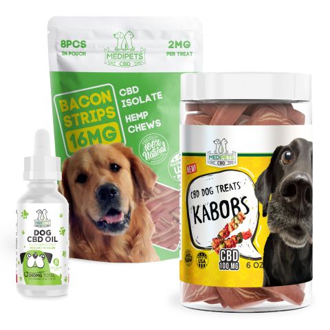 CBD for Medium Dogs Bundle - MediPets - Thumbnail 1