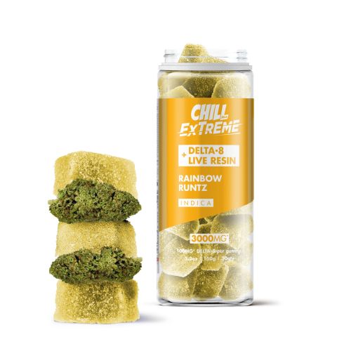 Indica Delta 8 Live Resin Gummies Bundle - Chill Extreme - Thumbnail 3