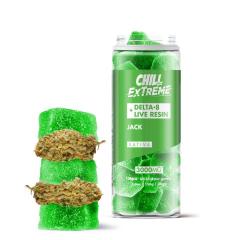 Sativa Delta 8 Live Resin Gummies Bundle - Chill Extreme - Thumbnail 3