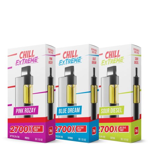 2700mg THCP, D8 Vape Pens Bundle - Chill Extreme - Thumbnail 1