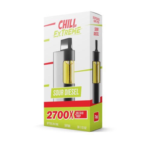 2700mg THCP, D8 Vape Pens Bundle - Chill Extreme - Thumbnail 4