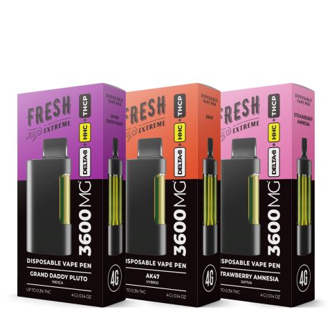 3600mg THCP, D8, HHC Vape Pens Bundle - Fresh - Thumbnail 1