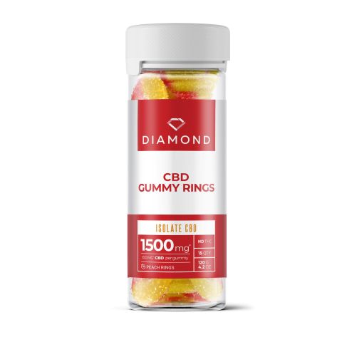 100mg CBD Isolate Gummy Rings - Diamond CBD - Thumbnail 2