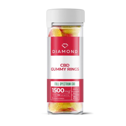 100mg Full Spectrum CBD Gummy Rings - Diamond CBD - Thumbnail 2