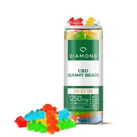 25mg Full Spectrum CBD Sour Bears - Diamond CBD - Thumbnail 1