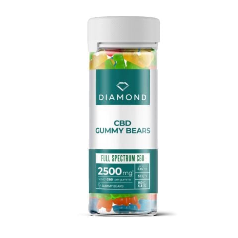 50mg Full Spectrum CBD Gummy Bears - Diamond CBD - Thumbnail 2