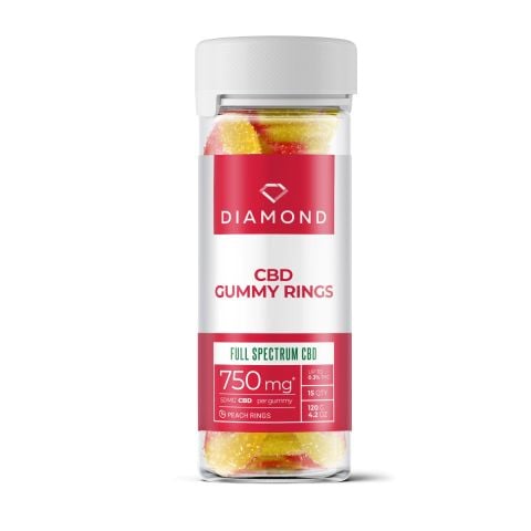 50mg Full Spectrum CBD Gummy Rings - Diamond CBD - Thumbnail 2