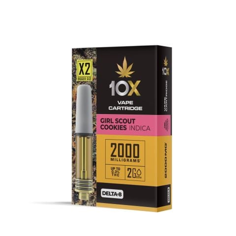 2000mg D8 Vape Cart - Girl Scout Cookies - Hybrid - 2ml - 10X - Thumbnail 3