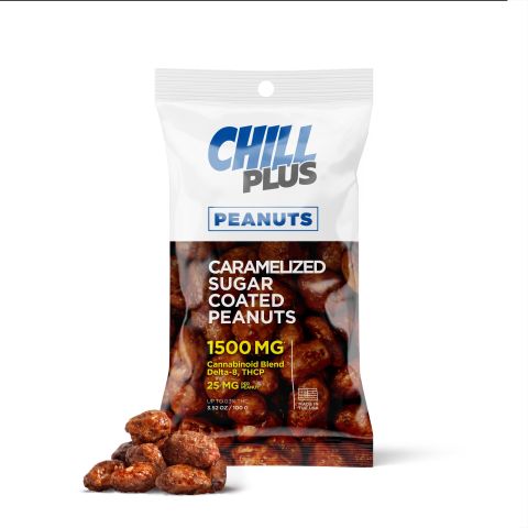 25mg Caramelized Sugar Coated Peanuts - D8, THCP - Chill Plus - Thumbnail 1