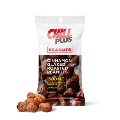 25mg Cinnamon Glazed Roasted Peanuts - D8, THCP - Chill Plus - Thumbnail 1