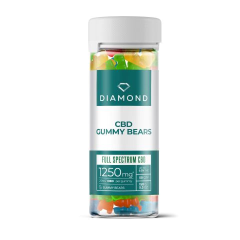 25mg Full Spectrum CBD Gummy Bears - Diamond CBD - Thumbnail 2