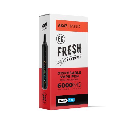 6000mg D8, THCP Vape Pen - AK47 - Hybrid - 6ml - Fresh - Thumbnail 2