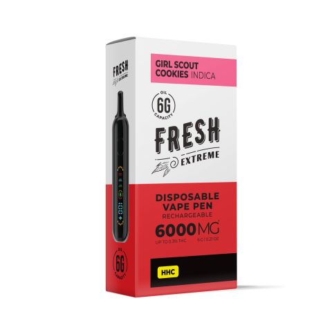 6000mg HHC Vape Pen - Girl Scout Cookies - Hybrid - 6ml - Fresh - Thumbnail 2