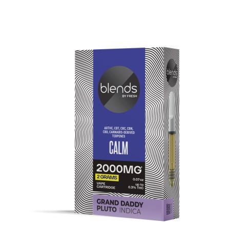 Calm Blend - 2000mg Vape Cart - Indica - 2ml - Blends by Fresh - Thumbnail 3