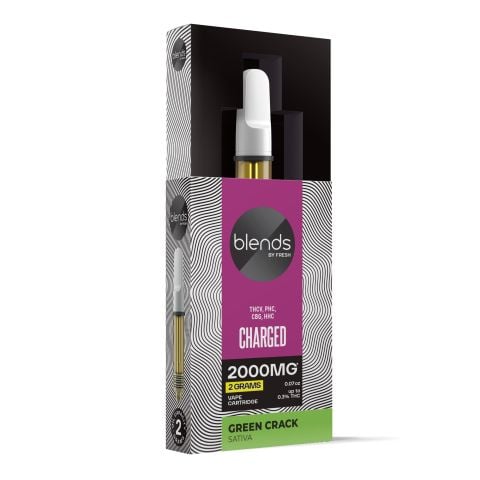 Charged Blend - 2000mg Vape Cart - Sativa - 2ml - Blends by Fresh - Thumbnail 2