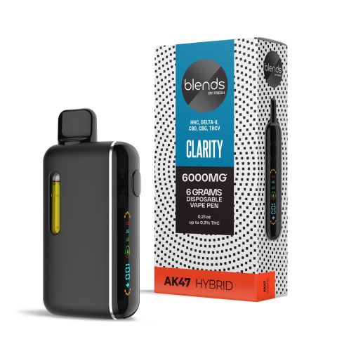 Clarity Blend - 6000mg Vape Pen - Hybrid - 6ml - Blends by Fresh - Thumbnail 1