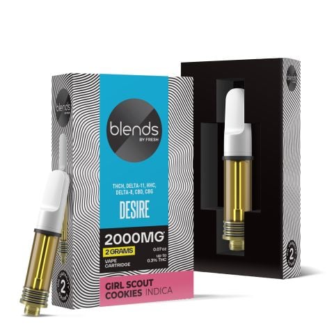 Desire Blend - 2000mg Vape Cart - Hybrid - 2ml - Blends by Fresh - Thumbnail 1