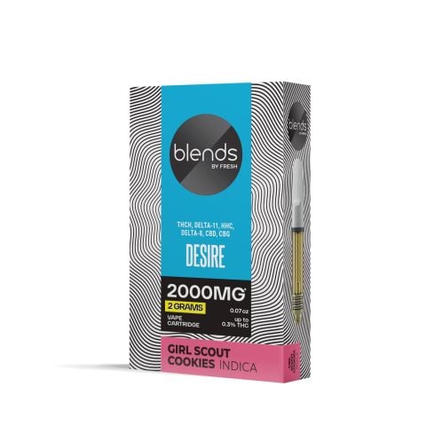 Desire Blend - 2000mg Vape Cart - Hybrid - 2ml - Blends by Fresh - Thumbnail 3