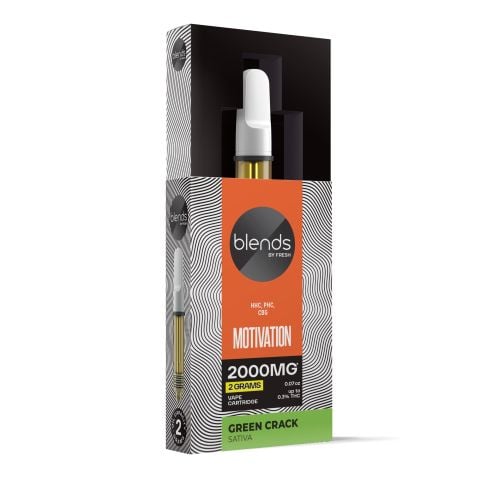 Motivation Blend - 2000mg Vape Cart - Sativa - 2ml - Blends by Fresh - Thumbnail 2