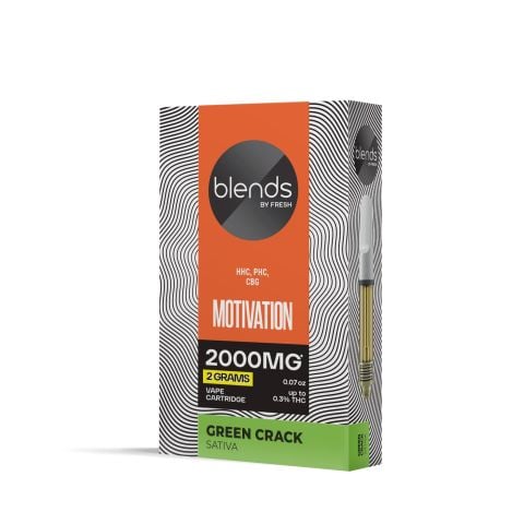 Motivation Blend - 2000mg Vape Cart - Sativa - 2ml - Blends by Fresh - Thumbnail 3