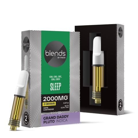 Sleep Blend - 2000mg Vape Cart - Indica - 2ml - Blends by Fresh - Thumbnail 1