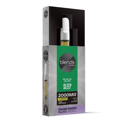 Sleep Blend - 2000mg Vape Cart - Indica - 2ml - Blends by Fresh - Thumbnail 2