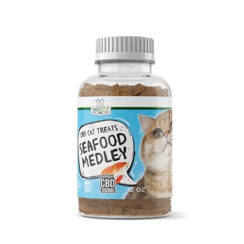 CBD Cat Treats - Seafood Medley - 300mg - MediPets - Thumbnail 2