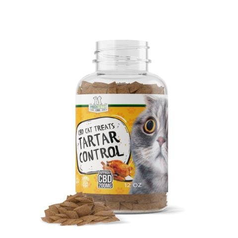 CBD Cat Treats - Tartar Control - 200mg - MediPets - Thumbnail 1