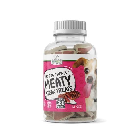 CBD Dog Treats - Meaty Steak Treats - 200mg - MediPets - Thumbnail 2